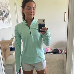 Green Nike Quarter Zip